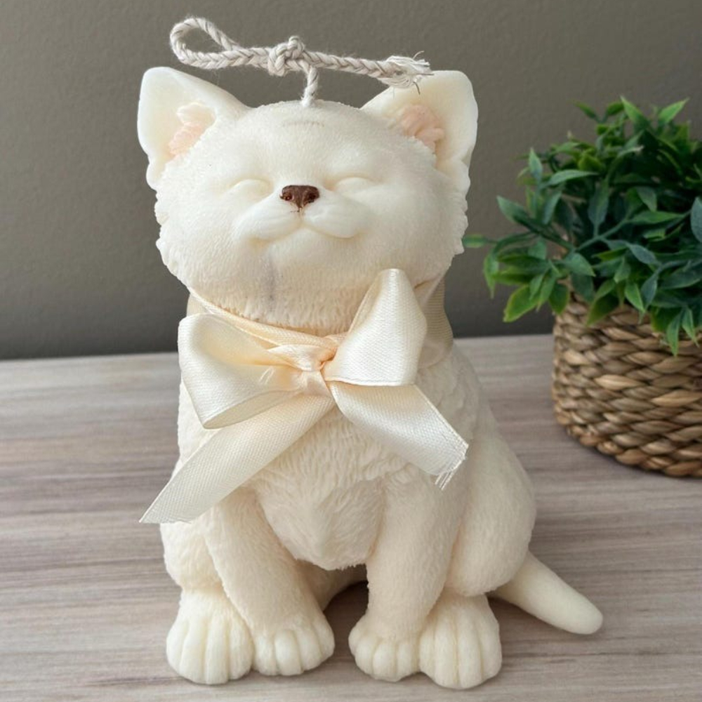Soap Making Gifts - Smile Cat Silicone Mold for DIY