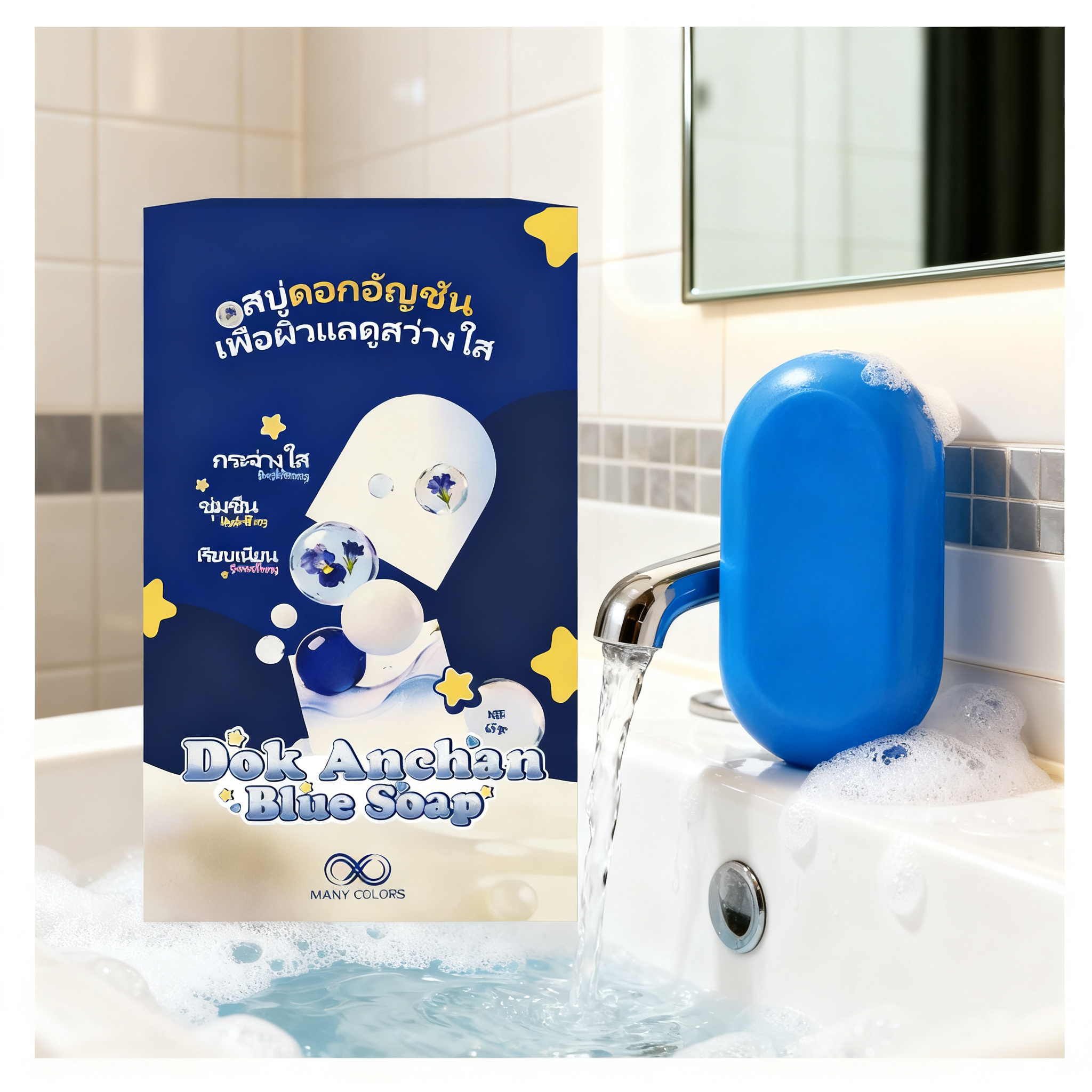 Soap Making Fragrance Oil - 65G 1/2/3pcs Dok Anchan Blue Soap