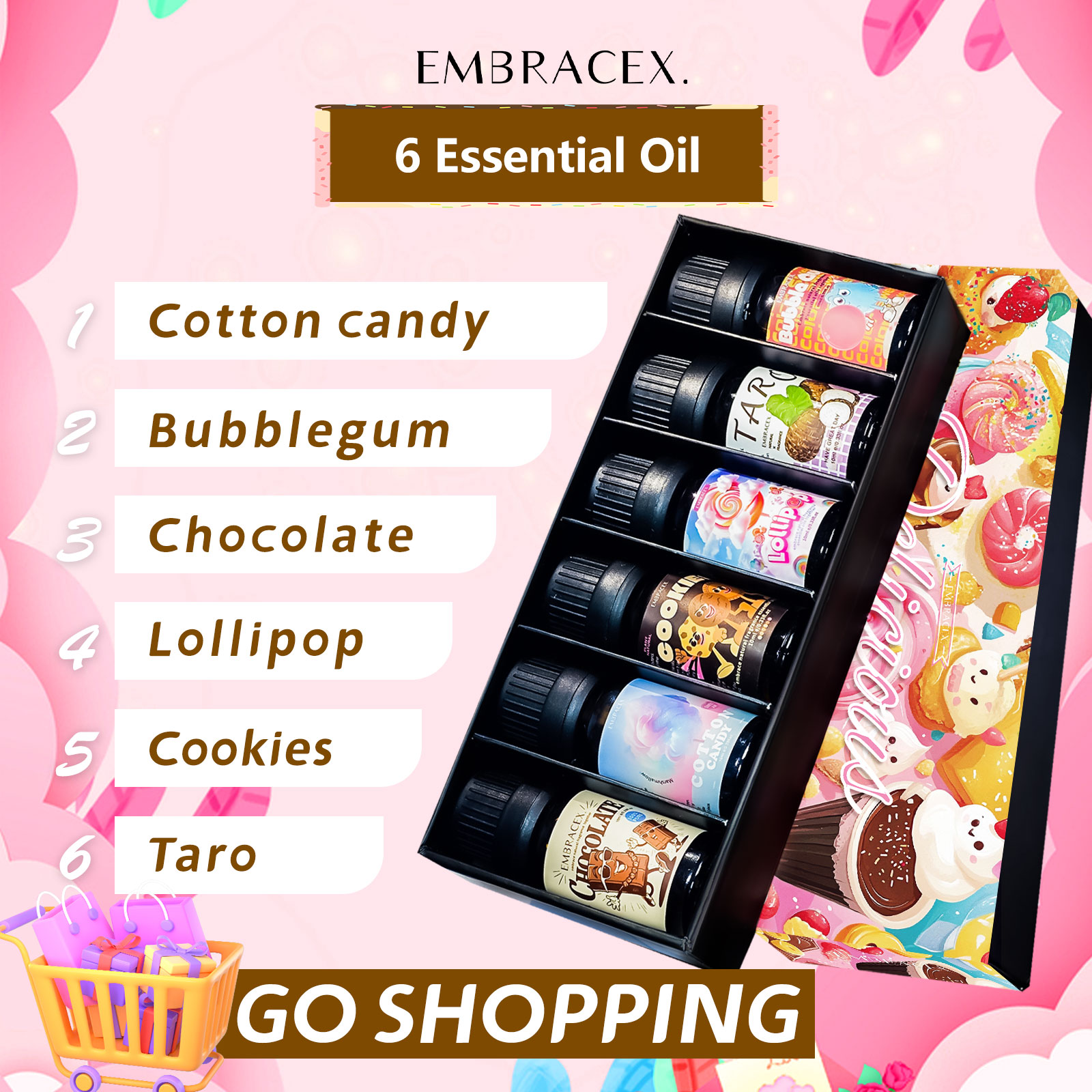 Soap Making Gifts - 6PC/1Set Delicious Essential Oil Gifts Box
