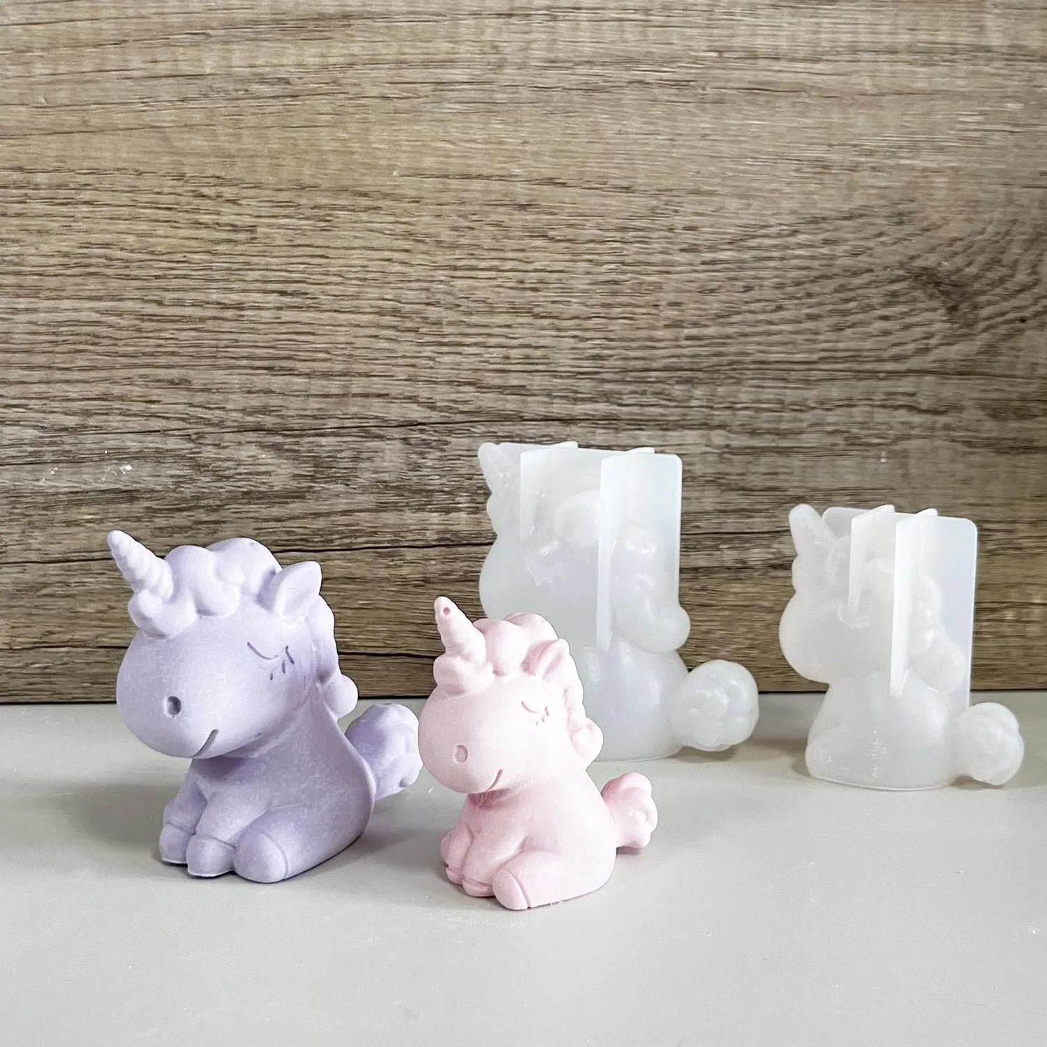 Soap Making Equipment - 3D Geometric Silicone Unicorn Cat Deer