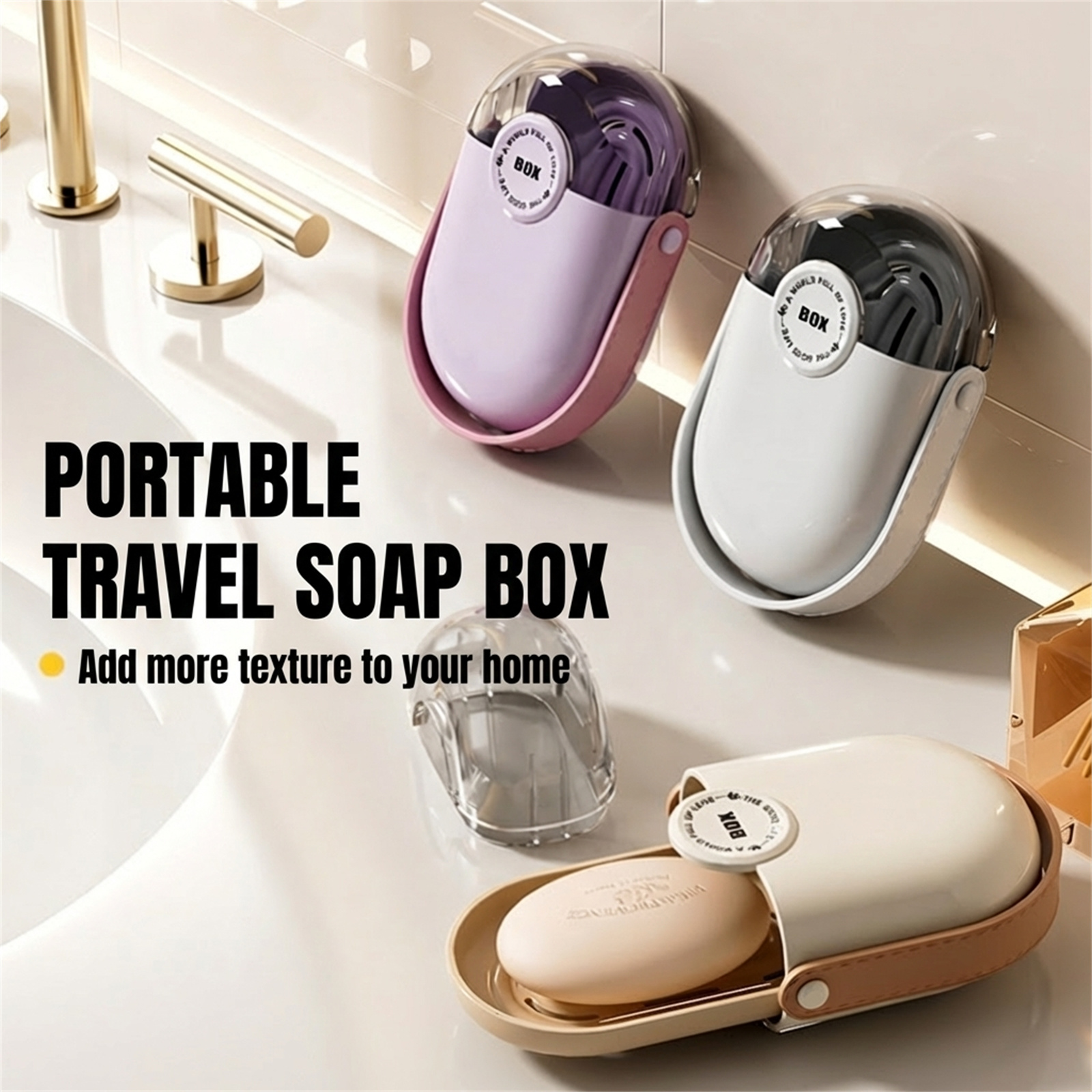 Soap Making Box - Portable Travel Soap Box With Lid