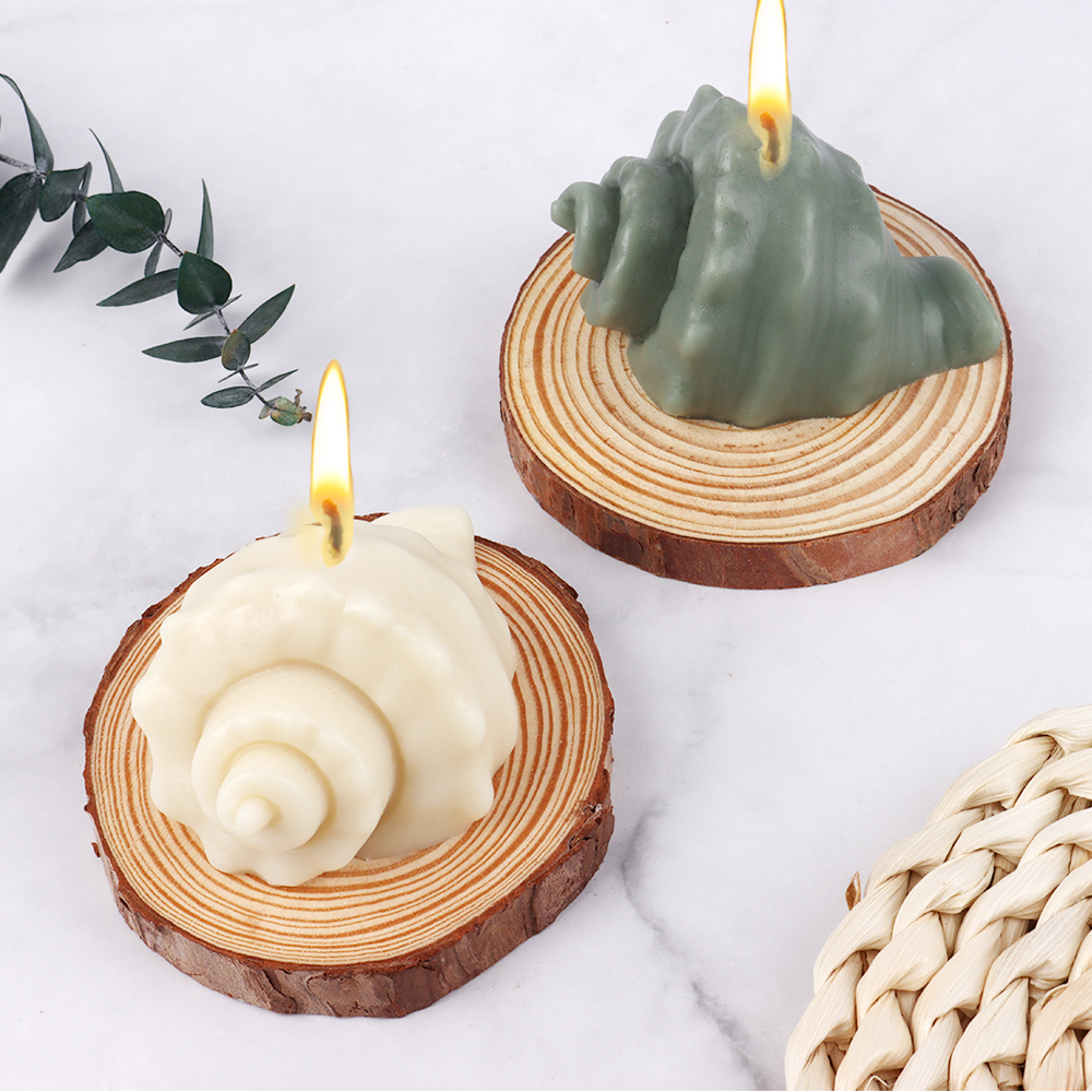 Soap Making Raw Material - New Sea Snail Conch Silicone Candle