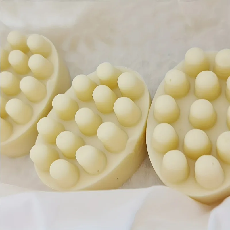 Soap Making Things - 1/3PCS-3D Handmade Silicone Soap Mold Massage