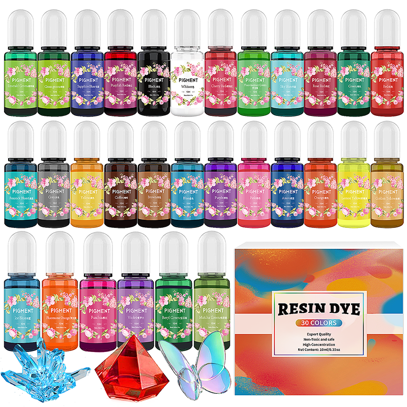 Soap Making Things - DIY Epoxy Resin Pigment Kit Candle