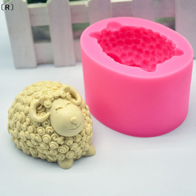 Soap Making Things - 〔R〕3D Sheep Silicone Candle Molds Forms