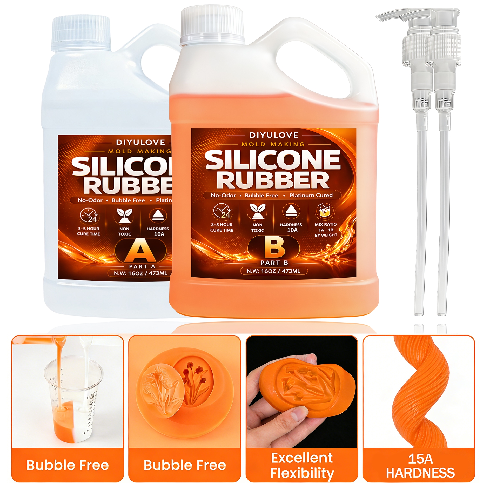 Soap Making Equipment - Liquid Silicone Rubber Kit,High-Performance Fast Cure