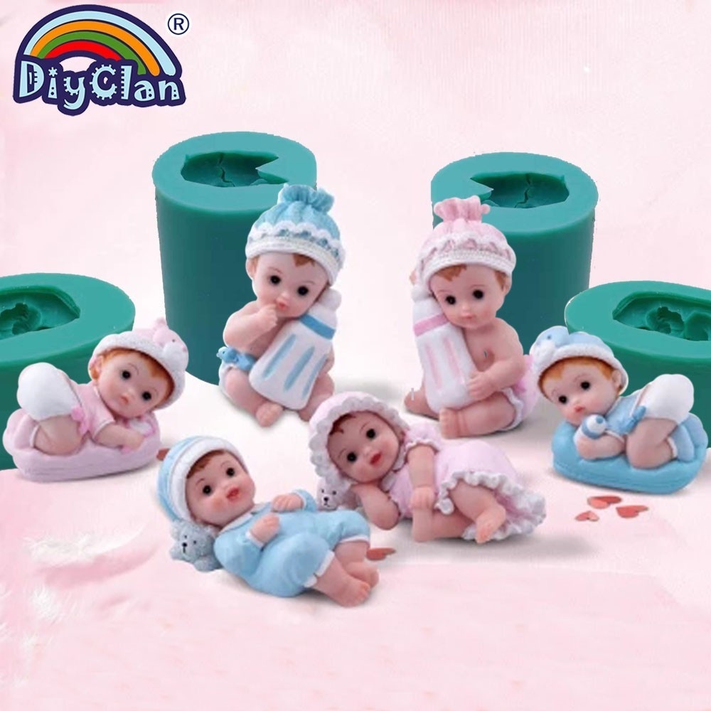 Soap Making Things - 6 Kinds Of Baby Shape Silicone