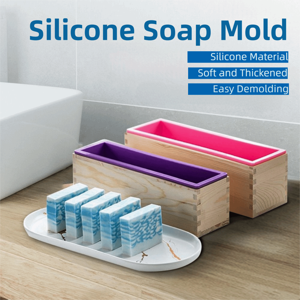 1200ml Silicone Soap Mold Wood – Soap Making Box Bewertung und Preis