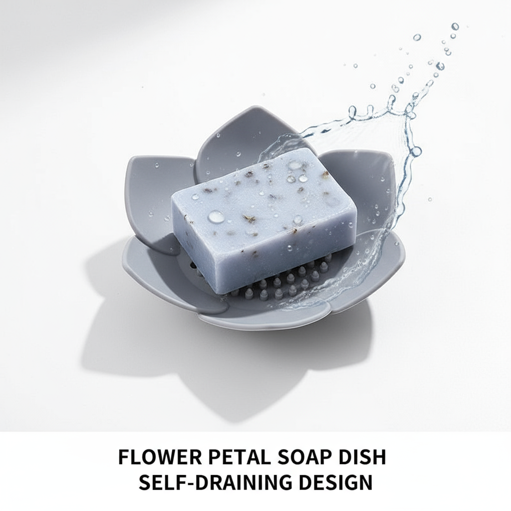 Soap Box Lotus Shape Non-slip  – Soap Making Box Bewertung und Preis
