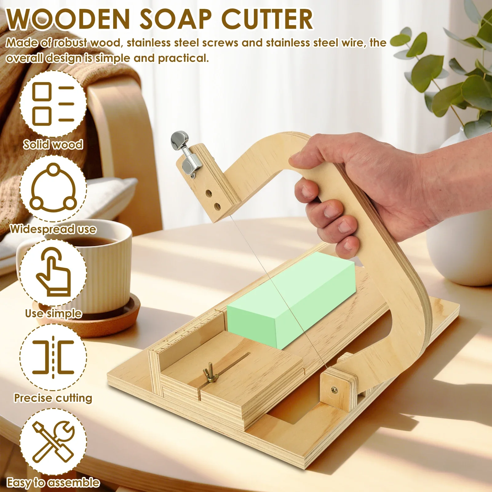 Wooden Soap Cutter Professiona – Soap Cutter Wire Bewertung und Preis
