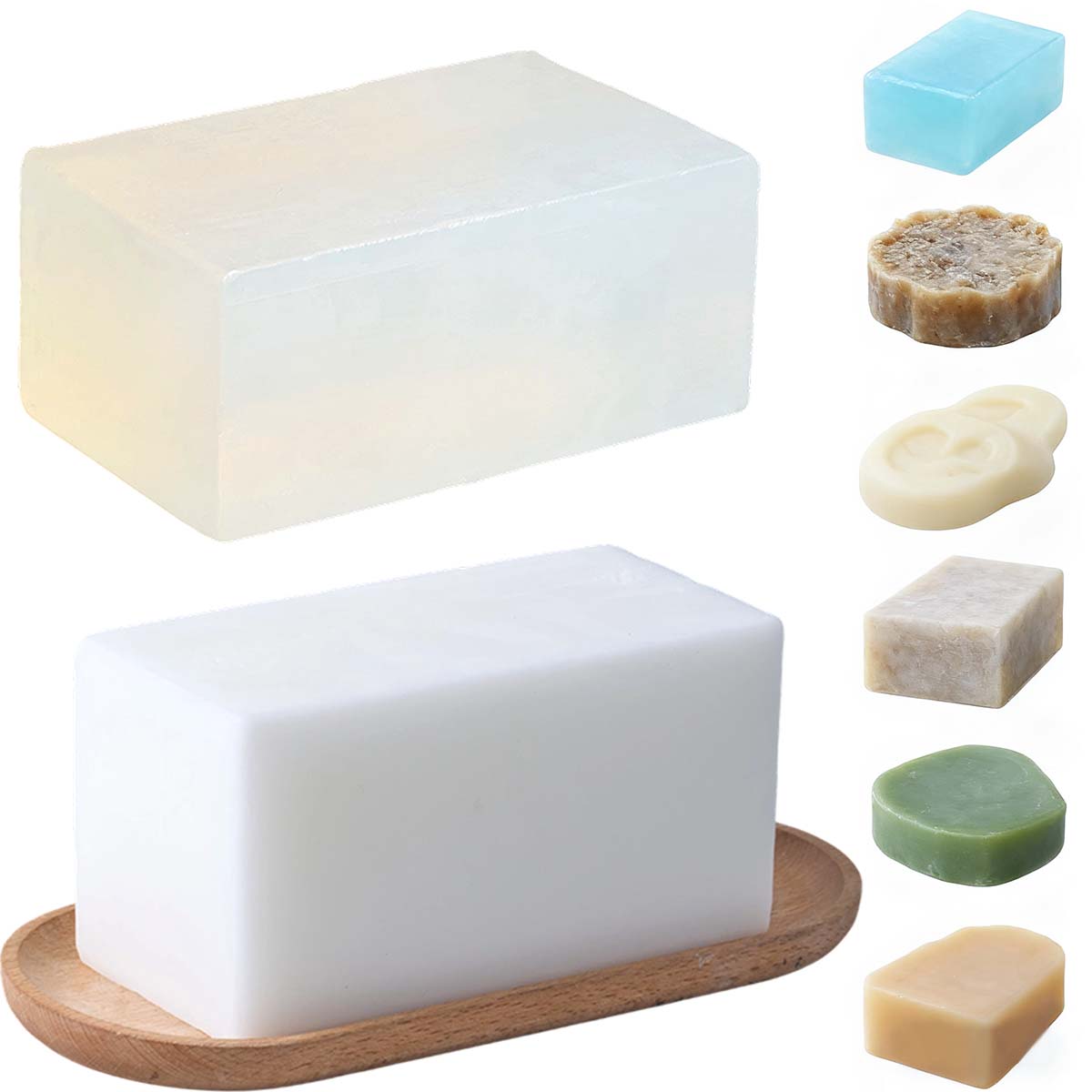 1000g Clear White Soap Base DI – Soap Making Raw Material Bewertung und Preis