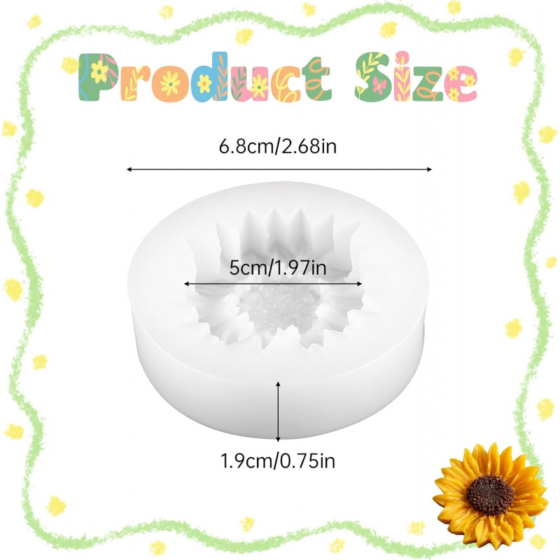 2 Set of sunflower silicone mo – Soap Making Homemade Bewertung und Preis