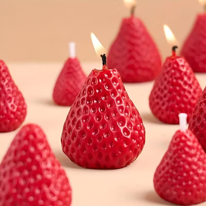 Strawberry Silicone Candle Mol – Soap Making Gifts Bewertung und Preis