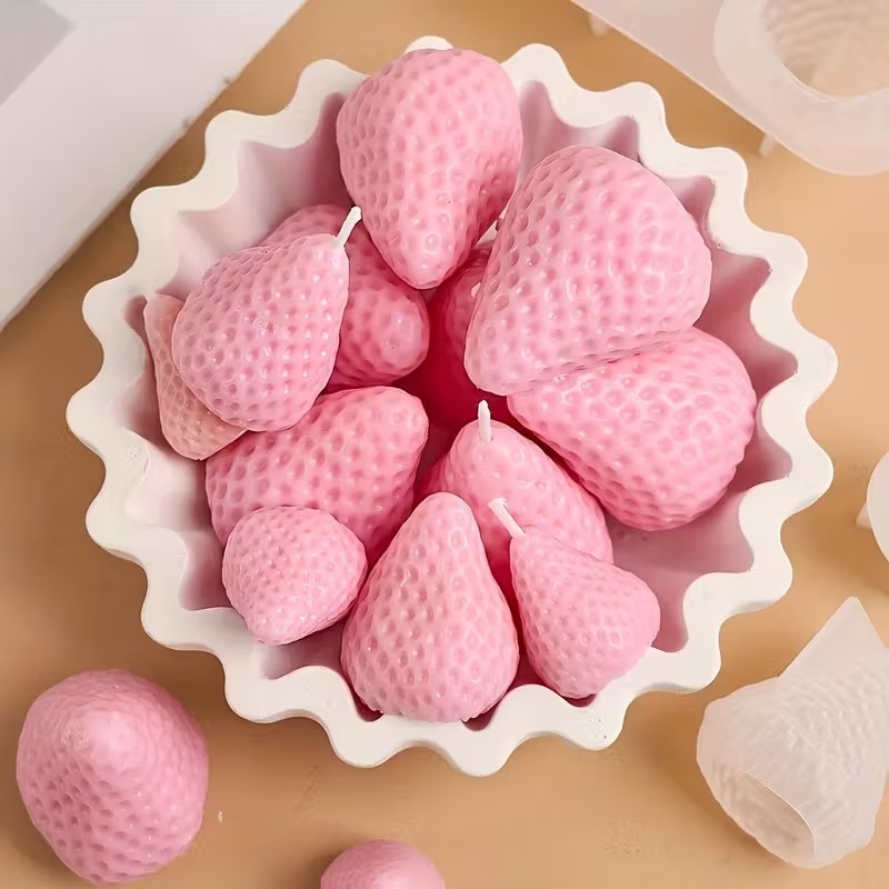 Strawberry Silicone Candle Mol – Soap Making Gifts Bewertung und Preis