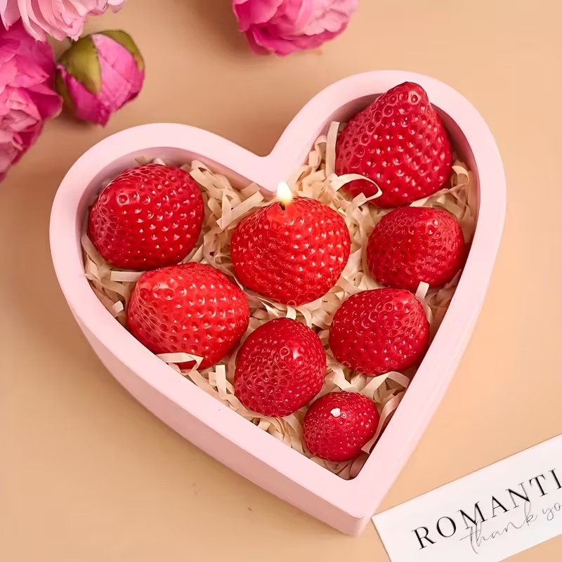 Strawberry Silicone Candle Mol – Soap Making Gifts Bewertung und Preis