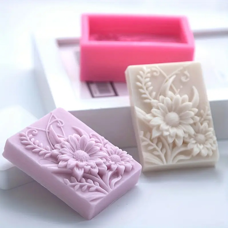 3D Flower Square Soap Silicone – Soap Making Scents Bewertung und Preis