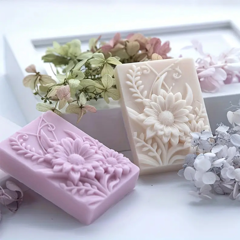 3D Flower Square Soap Silicone – Soap Making Scents Bewertung und Preis