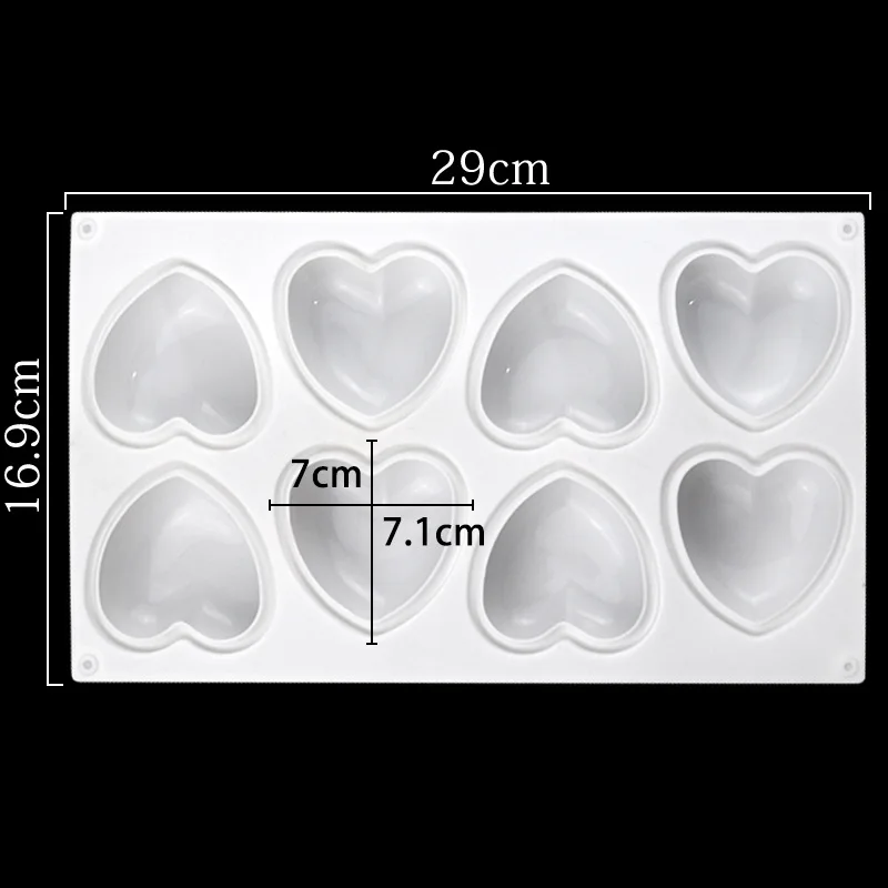 Love Heart Silicone Soap Mold  – Soap Making Things Bewertung und Preis