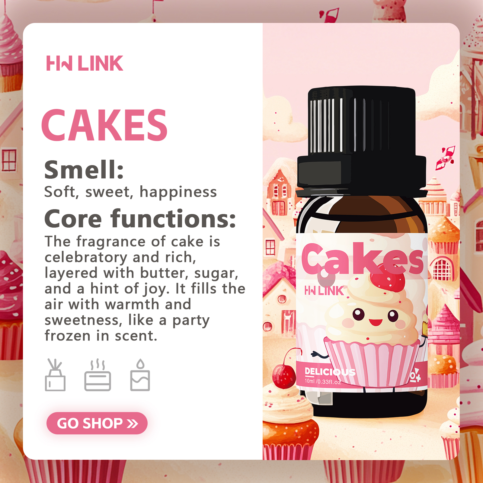 10ml Cakes Essential Oils Perf – Soap Making Fragrance Oil Bewertung und Preis