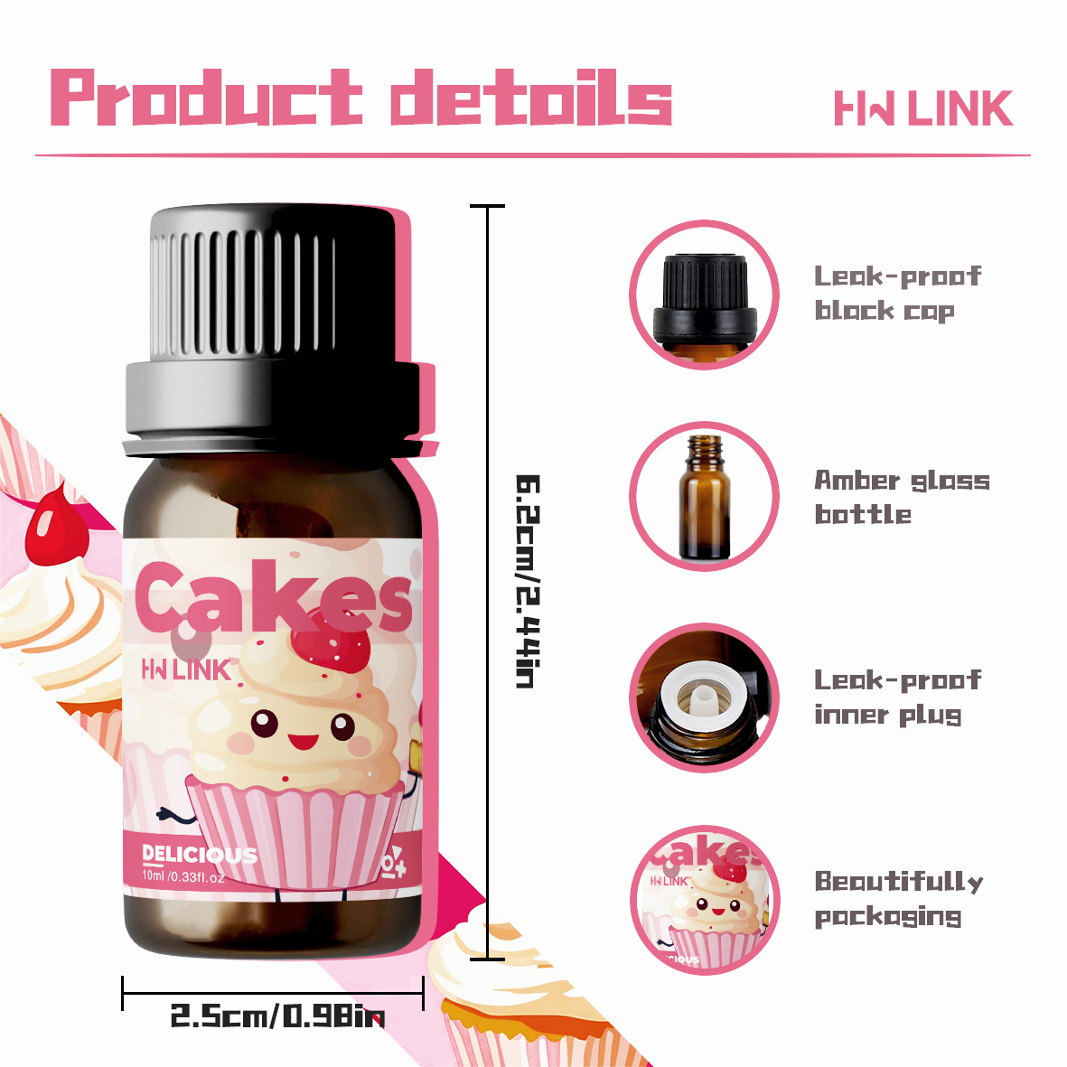10ml Cakes Essential Oils Perf – Soap Making Fragrance Oil Bewertung und Preis