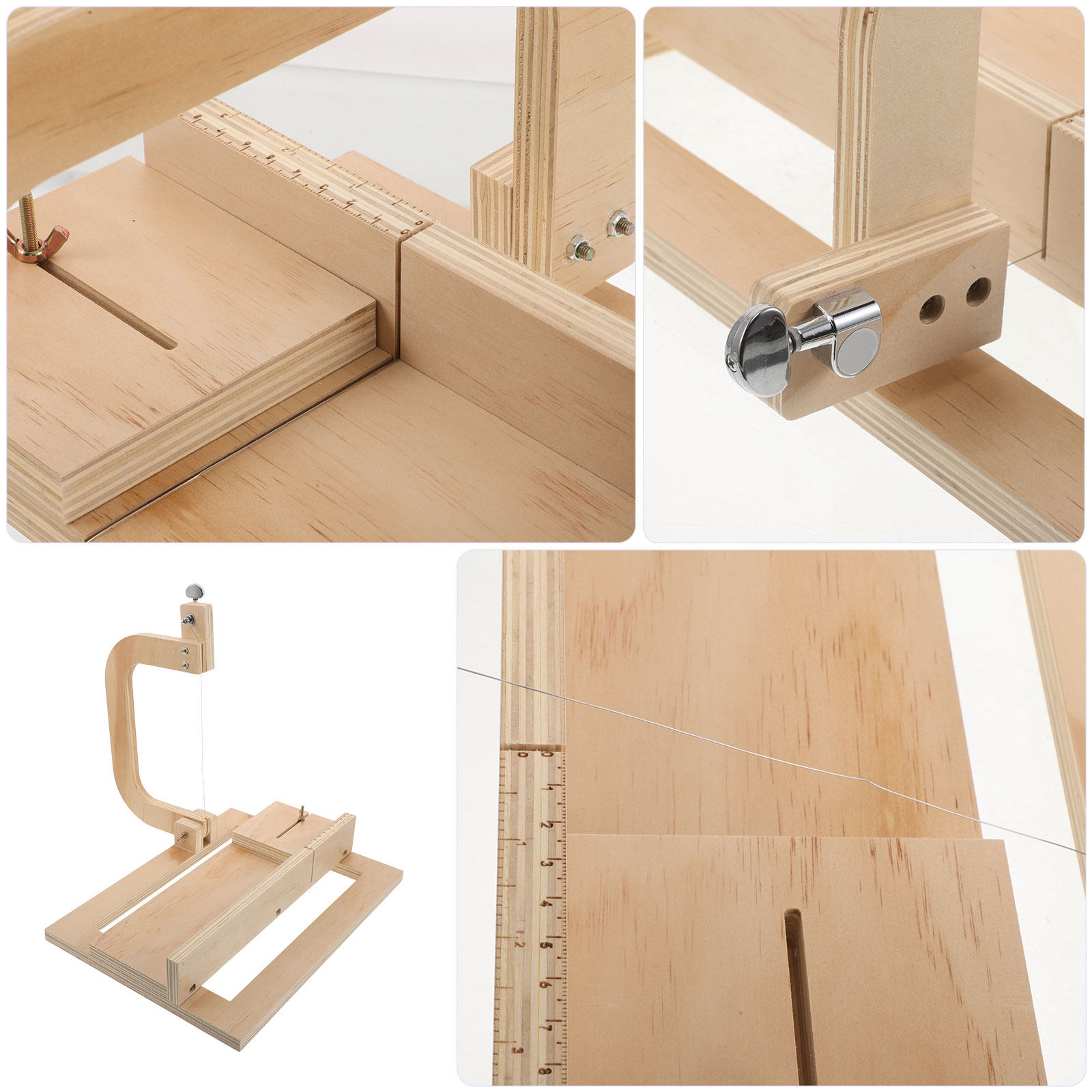 Adjustable Wooden Soap Loaf Cu – Soap Cutter Wire Bewertung und Preis