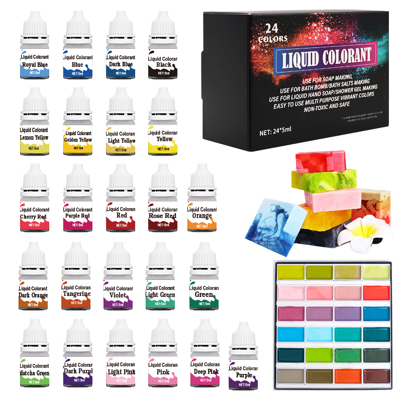 24-color bath ball soap dye –  – Soap Making Raw Material Bewertung und Preis