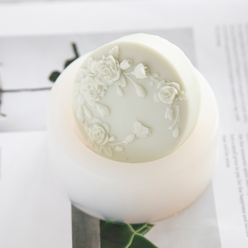 Round Shape Rose Flower Handma – Soap Making Scents Bewertung und Preis