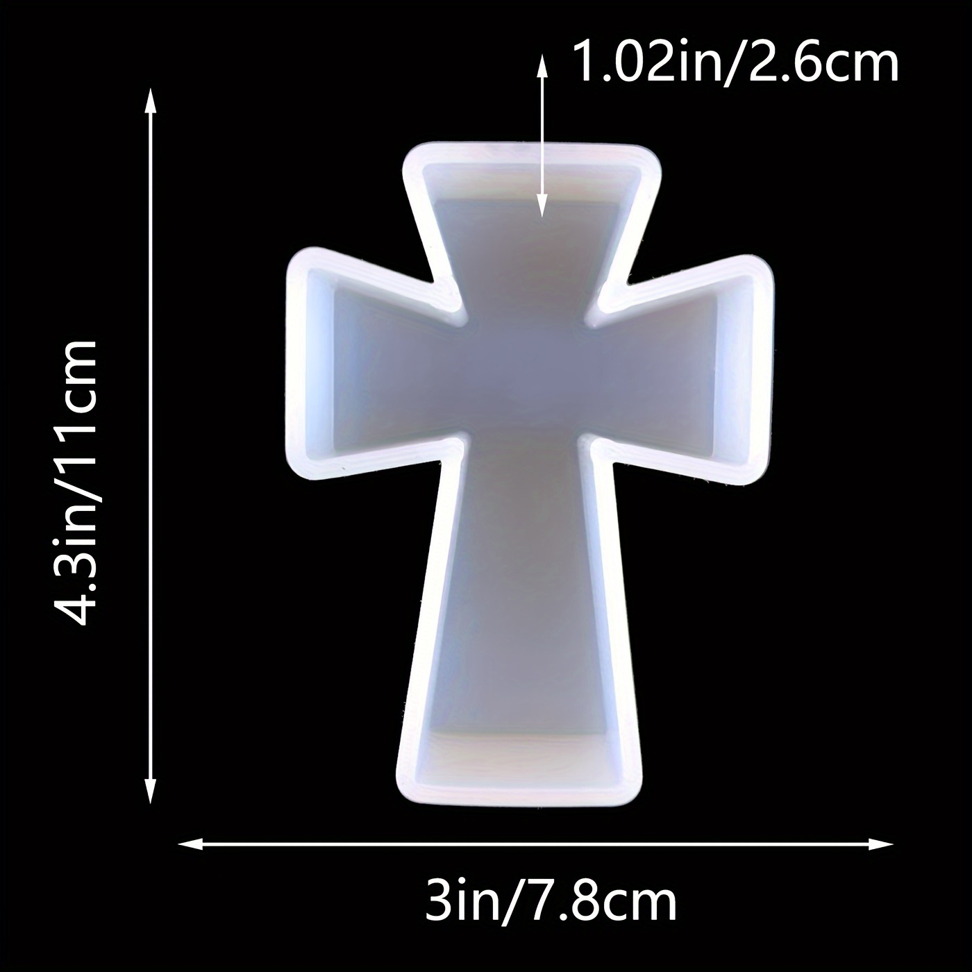 Silicone Mold Blessing Cross D – Soap Making Raw Material Bewertung und Preis