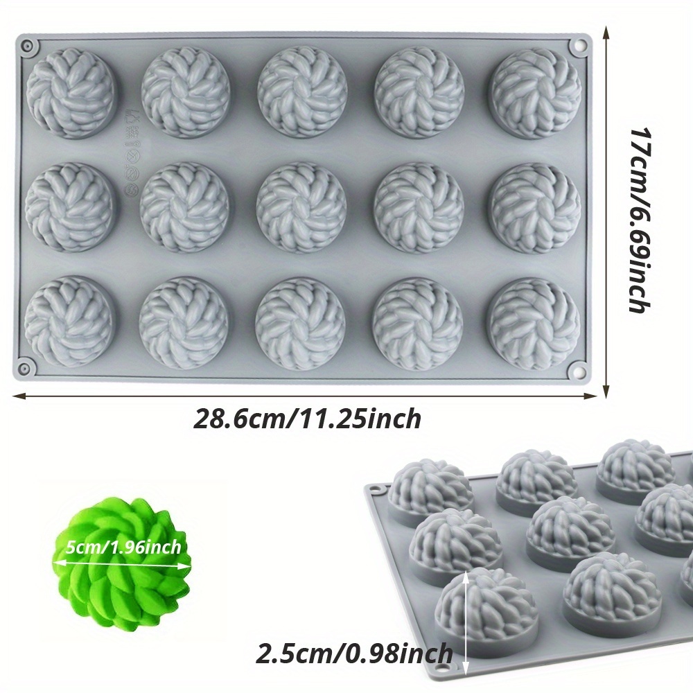 1Pc Cake Mold Santa Ana Floral – Soap Making Raw Material Bewertung und Preis