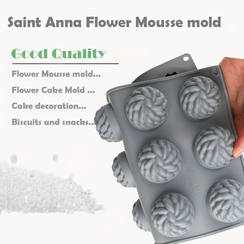 1Pc Cake Mold Santa Ana Floral – Soap Making Raw Material Bewertung und Preis