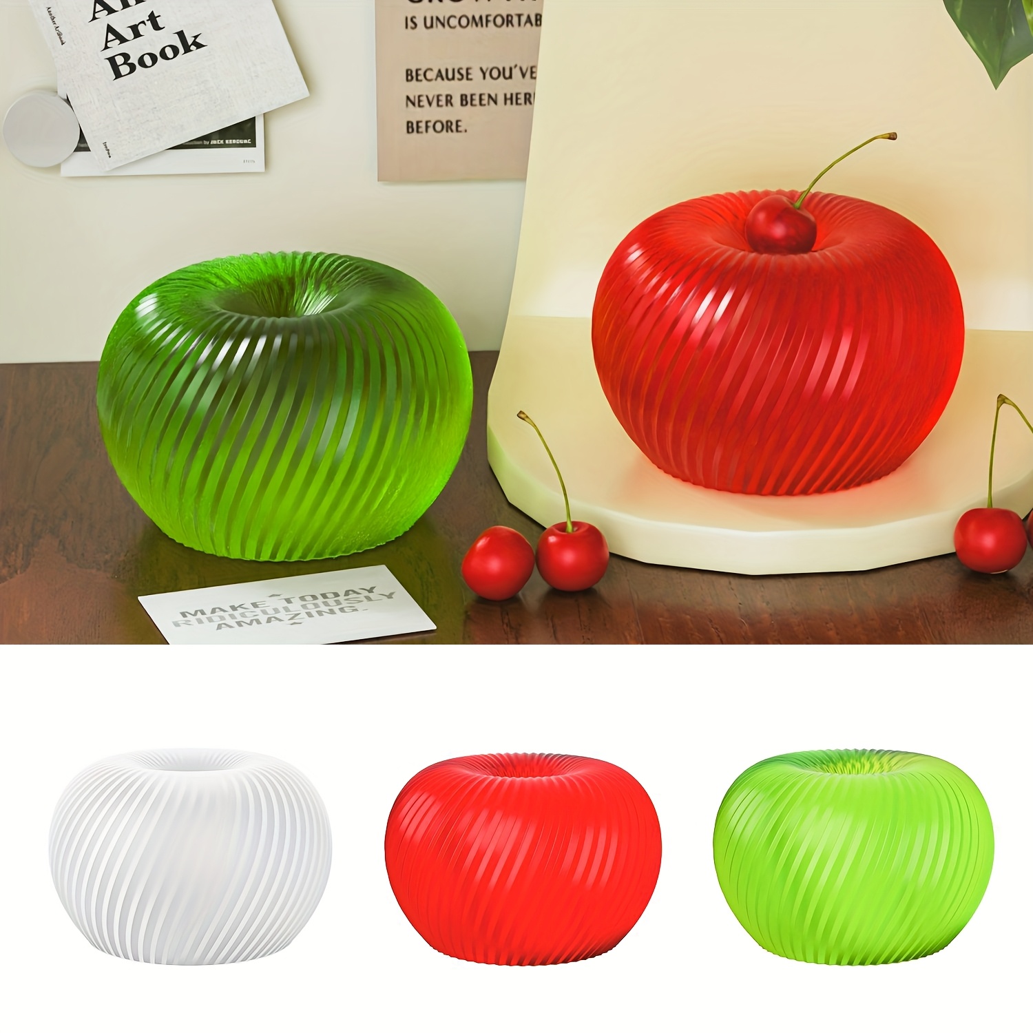 A trendy red apple silicone mo – Soap Making Equipment Bewertung und Preis