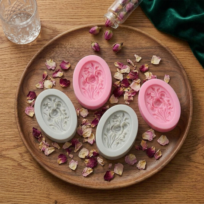 4 Silicone mold with flower sh – Soap Making Equipment Bewertung und Preis