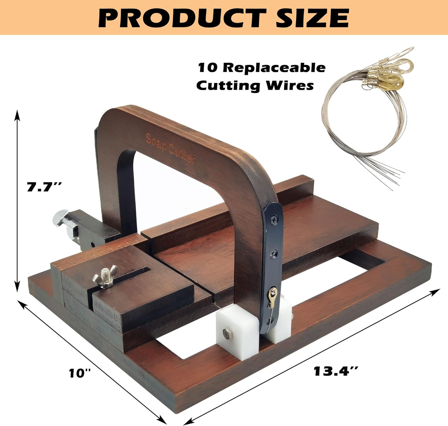 Black Walnut Wooden Soap Cutte – Soap Cutter Wire Bewertung und Preis