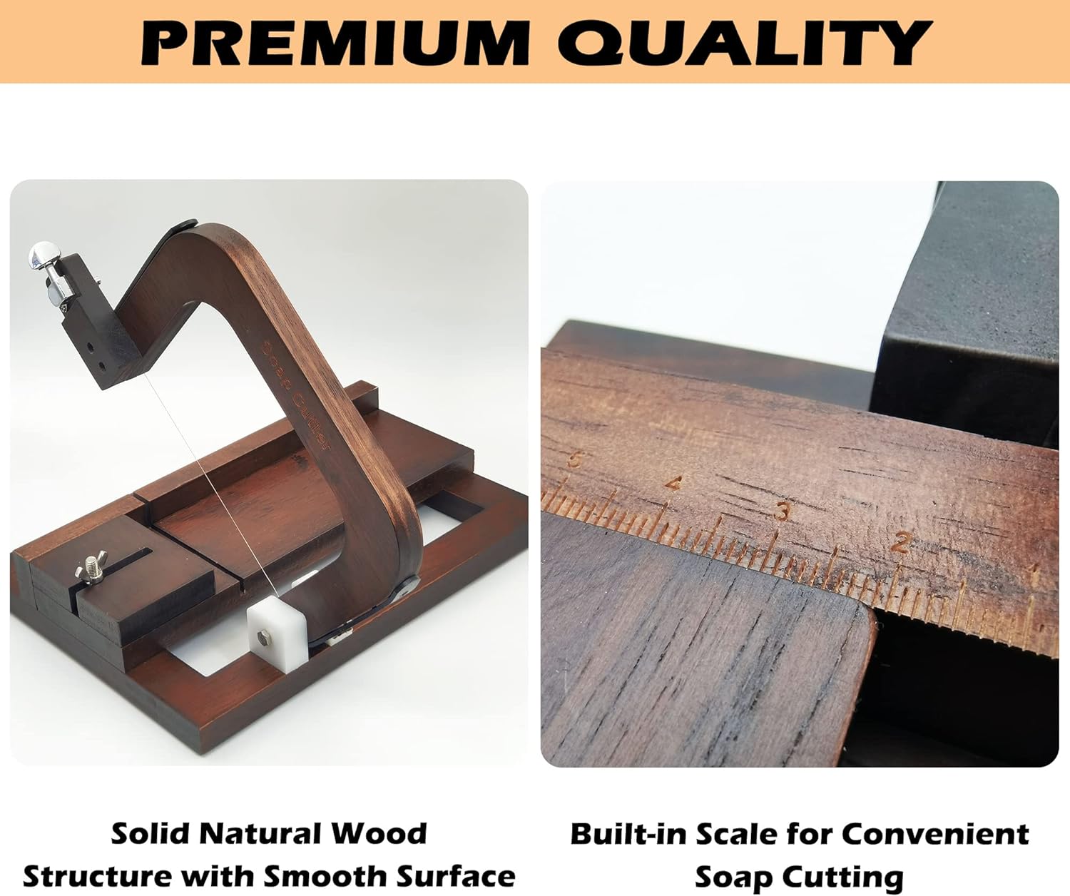 Black Walnut Wooden Soap Cutte – Soap Cutter Wire Bewertung und Preis