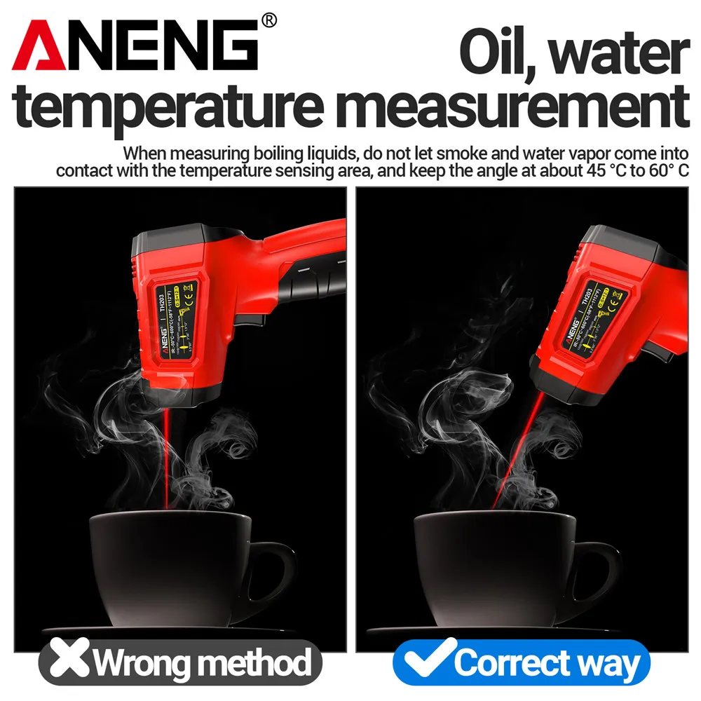 Infrared Thermometer -50~600℃  – Soap Making Thermometer Bewertung und Preis
